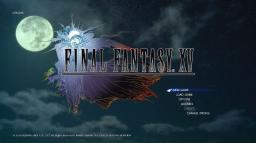 Final Fantasy XV Title Screen